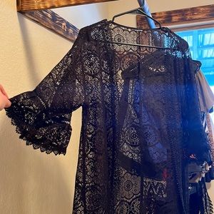 Lace cover up